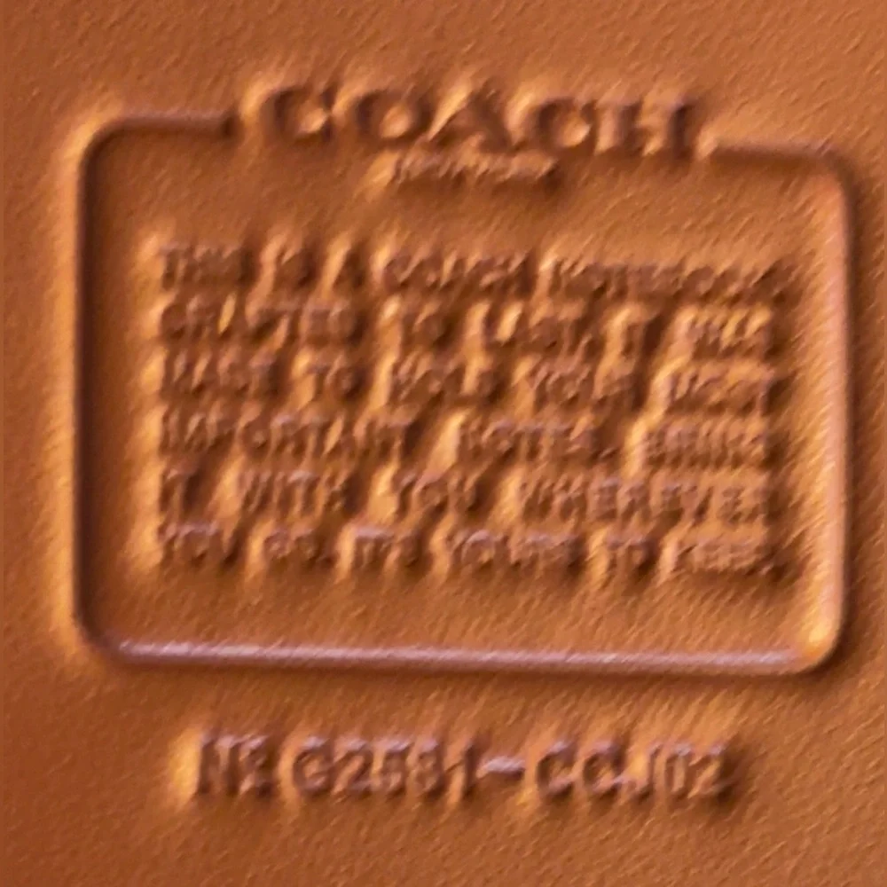 Coach Notebook In Signature Canvas With Holiday Train collectable 2025 Xmas